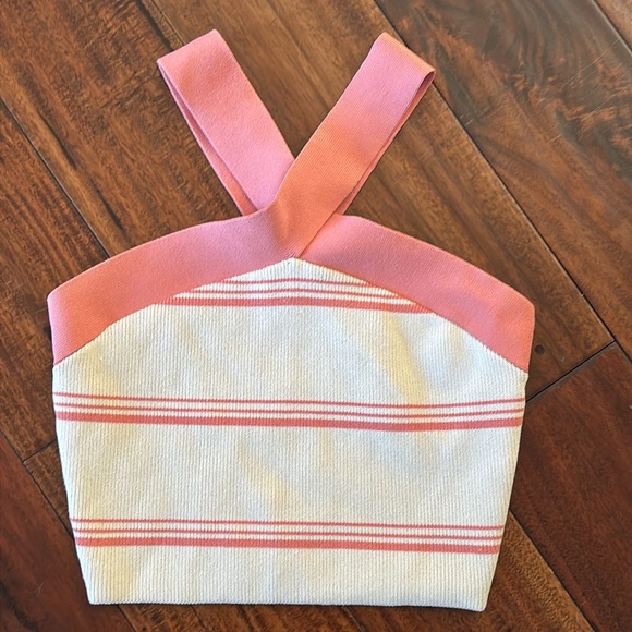 Babaton | Striped Criss Cross Tank Top - Picture 4 of 9